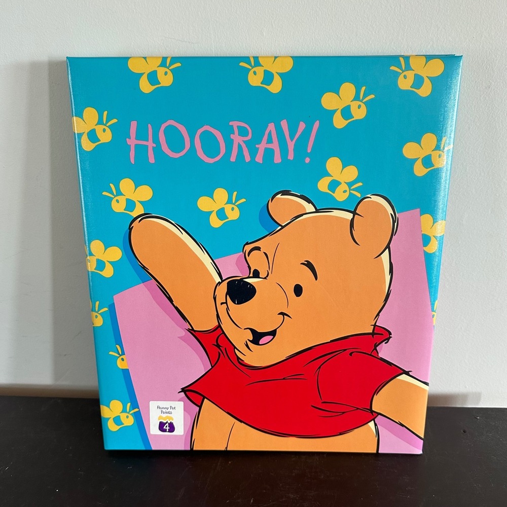 VTG Hallmark Disney Winnie the Pooh Photo Album Scrapbook Hooray BBA3600 USA